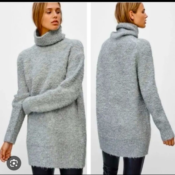 Aritzia Dresses & Skirts - Aritzia Wilfred Free Sabline Sweater/Dress
Wool blend 
Size XXS